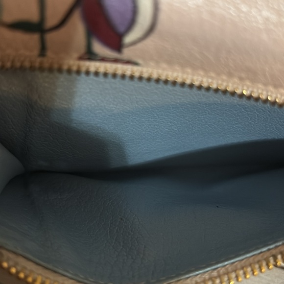 Miu Miu Floral Beige Women's wallet - Picture 4 of 12